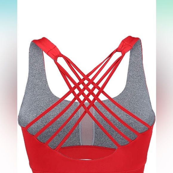 Red sports bra - Picture 2 of 5